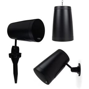 Dayton Audio 6-1/2" Pendant/Landscape Speaker 70V/100V/8 Ohm Black WP60XTB