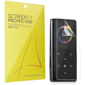 Compatible for Vaktare Gud MP3 Player Screen Protector, [6 Pack] Full Coverage TPU Clear Film Compatible for Vaktare Gud MP3 Player (6 Pack)