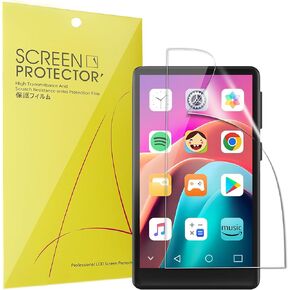 Compatible for XBENDON MP3 Player Screen Protector, [6 Pack] Full Coverage TPU Clear Film Compatible for XBENDON M1 4.0" MP3 Player (6 Pack)
