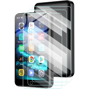 Screen Protector for ZAQE M505 MP3 MP4 Players with 4" Touchscreen and Speaker, High-definition Scratch Resistant Film,HD Clear, Bubble Free with Easy Installation Kit, 3 Pack.