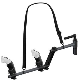 VR Gun Stock for Meta Quest 3S, Compatible with VR Meta Quest 3 Controller Grips, VR Shooting Game Accessories Quest 3S Magnetic Rifle with Shoulder Straps, Enhance Real Feeling (Black)