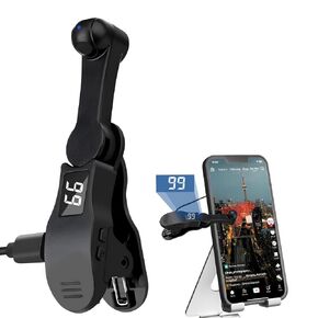 Auto Clicker For iPhone iPad, Adjustable Speed Physical Clicker,Phone Auto Digital Display Clicker for Android IOS, Suitable for Gaming, Reward Tasks-Black
