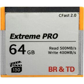 BR & TD 64GB Extreme PRO CFast 2.0 Memory Card