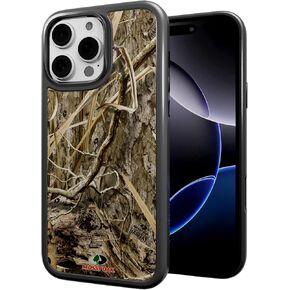 cellhelmet Fortitude Case for iPhone 16 Pro Max | MagSafe Compatible | Dual Protection | Drop Test Certified | Shockproof Durable iPhone 16 Pro Max Mossy Oak Case | Bottomland Camo