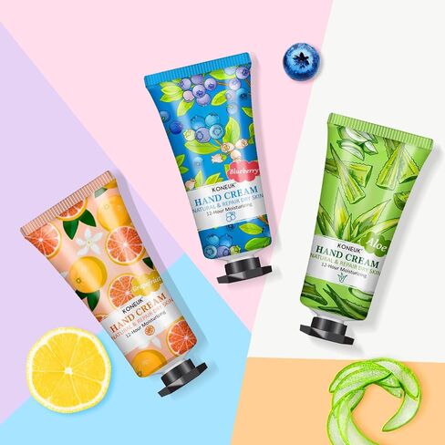 64 Pack Moisturizing Hand Cream Set For Women, Easter Basket Stuffers, Bulk Hand Lotion Travel Size for Dry Cracked Hands, Mini Hand Cream for Mothers Day Gifts and Teacher Appreciation Gifts in Saudi Arabia
