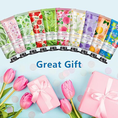 64 Pack Moisturizing Hand Cream Set For Women, Easter Basket Stuffers, Bulk Hand Lotion Travel Size for Dry Cracked Hands, Mini Hand Cream for Mothers Day Gifts and Teacher Appreciation Gifts in Saudi Arabia