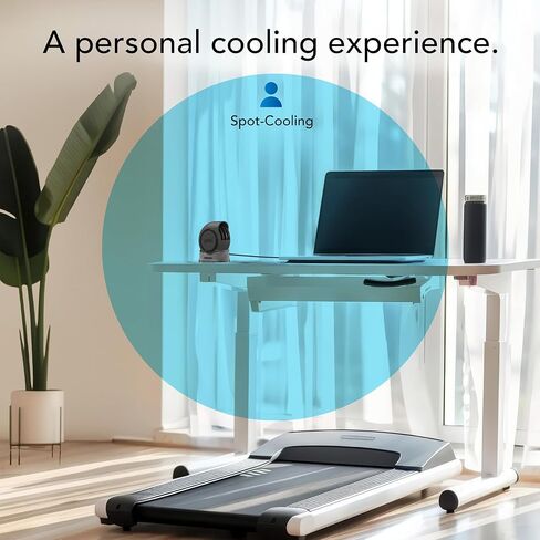 Vornado PEBL PAK Portable Desk Fan مع Carry Case ، وقاعدة مدعومة ، وقاعدة مغناطيسية ، وتدفق هواء قابل للتعديل ، أو تبريد موضعي ، أو إعدادات سرعتين ، ومحول الجدار ، أو مثالي للمنزل أو المكتب أو السفر in Kuwait