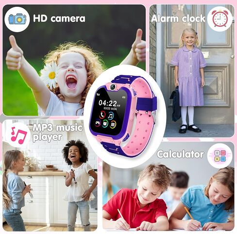 Watch Watch For Kids - With Kids Smart Watch with Camera Music Player 16 Game ، Wething Watch Toddler Toys Toys Toys Birthday in Kuwait