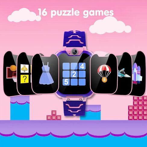 Watch Watch For Kids - With Kids Smart Watch with Camera Music Player 16 Game ، Wething Watch Toddler Toys Toys Toys Birthday in Kuwait