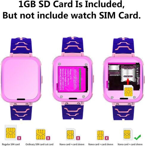 Watch Watch For Kids - With Kids Smart Watch with Camera Music Player 16 Game ، Wething Watch Toddler Toys Toys Toys Birthday in Kuwait