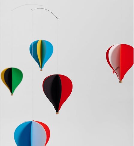 Balloon 3 Hanging Nursery Mobile - 18 Inches - High Quality - Handmade in Denmark by Flensted in Saudi Arabia