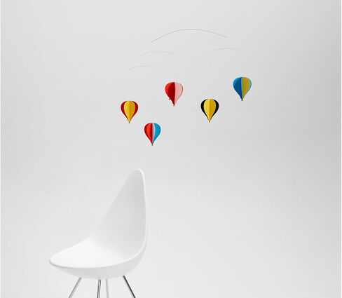 Balloon 3 Hanging Nursery Mobile - 18 Inches - High Quality - Handmade in Denmark by Flensted in Saudi Arabia