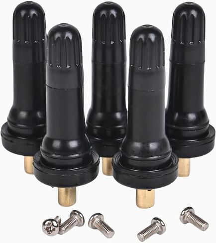 TPMS Snap-in Valve Stems Rubber Tire Valve Stems (50 PCS) Fit for Buick Cadillac Chevrolet Dodge Ford Jeep Etc. Replacement OE# 20008 20018 in Saudi Arabia
