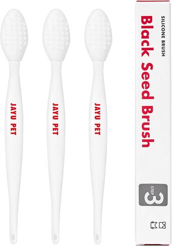 Jayu Pet Beed Seed Brush - Cat Acne Chin Treatment و Cat Acne Brush و Silicone Brush for Cats Chin Acne & Black Whead Brush ، Brush -side -sway cat (1pcs) in Kuwait