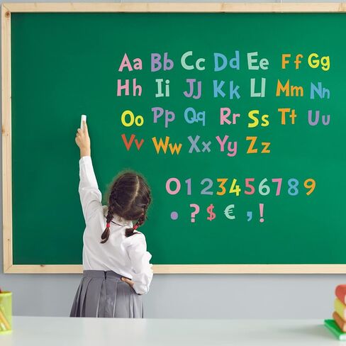 Tenare 134 Pieces 5 Inch Bulletin Board Letters Alphabet Numbers Combo Set Letter Cutouts for Bulletin Board Display Home Decor(Morandi Color) in Saudi Arabia