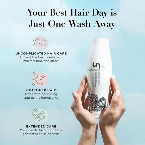 Unwash Bio-Cleansing Conditioner - Gentle, Hydrating Co-Wash Cleansing Conditioner, Sulfate & Paraben Free, for Curly, Coily & Dry Hair, 33.8 fl oz in Saudi Arabia