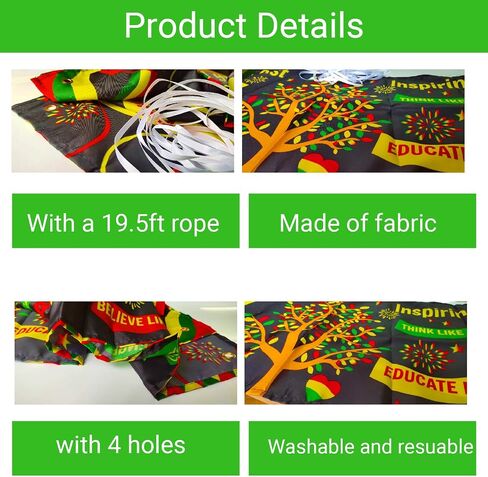2Pcs 71In Enlarged Black History Month Banners Backdrop for Black History Month Bulletin Board Decorations African American Background for Door MLK Day Classroom Office Black History Party Supplies in Kuwait