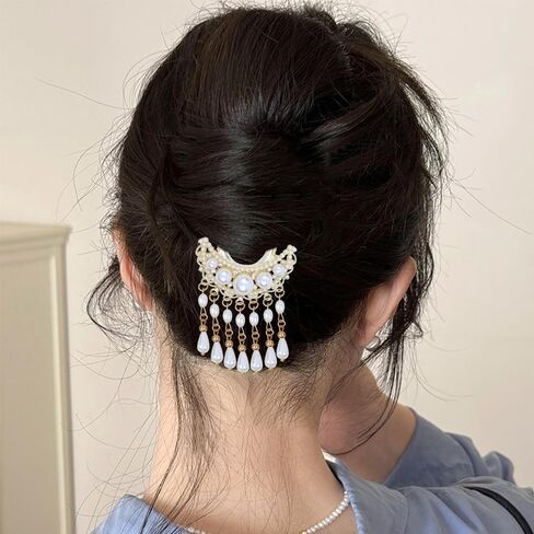 Lawie 10 Pieces Fancy Cute Flower Star Butterfly U Shaped Gold Metal Hair Fork Pins Curved Chopsticks for Hair Sticks French Hair Pins Bun Decorative Hair Accessories for Women Girls (Gold Colors A) in Saudi Arabia