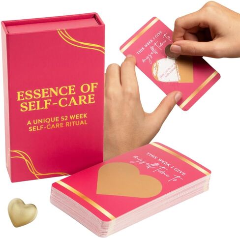 Mental Health Scratch Cards: Stress Relief & Mindfulness Kit | 52-Week Positive Scratch-Off Cards for Anxiety Relief, Emotional Well-Being, Self-Care, and Affirmation | Unique Mental Wellness Gift Box in Saudi Arabia