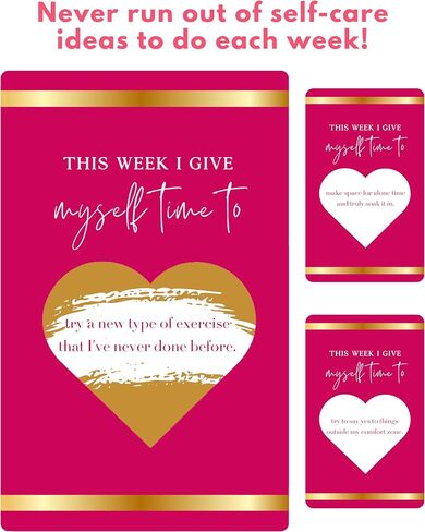 Mental Health Scratch Cards: Stress Relief & Mindfulness Kit | 52-Week Positive Scratch-Off Cards for Anxiety Relief, Emotional Well-Being, Self-Care, and Affirmation | Unique Mental Wellness Gift Box in Saudi Arabia