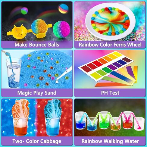 Unglinga 50+ Science Lab Entreament Kit for Kids ، STEM أنشطة STEM تلعب العلماء الهدايا للبنين فتيات كيمياء مجموعة ، الأحجار الكريمة ، ثوران البركان in Kuwait