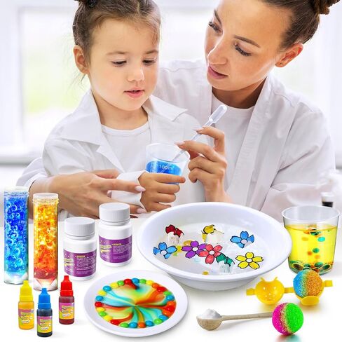 Unglinga 50+ Science Lab Entreament Kit for Kids ، STEM أنشطة STEM تلعب العلماء الهدايا للبنين فتيات كيمياء مجموعة ، الأحجار الكريمة ، ثوران البركان in Kuwait