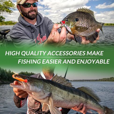 THKFISH 375pcs Fishing Accessories Kit, Double sided Organized Fishing Tackle Box with Tackle Included Hooks, Weights Sinkers, Bass Fishing Gear Gifts in Saudi Arabia