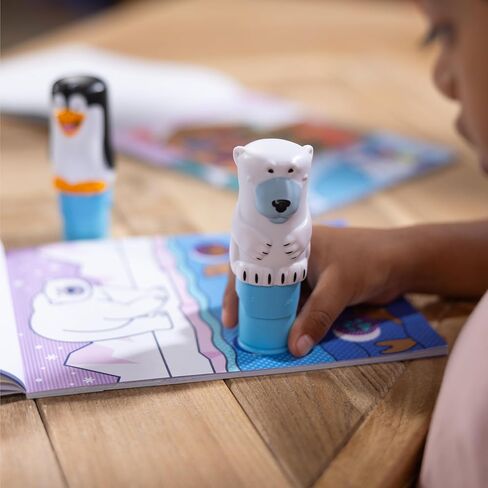 Melissa & Doug Sticker Wow Pets (Dog and Cat) Back Pack Arts and Crafts Collectibles - 2 منصات النشاط ، 2 من طوابع الملصق in Kuwait