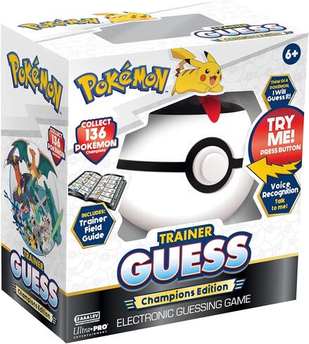 Pokemon Trainer Guess - Kanto Edition Toy, I Will Guess It! Electronic Voice Recognition Guessing Brain Game Pokemon Go Digital Travel Board/ Toys in Saudi Arabia