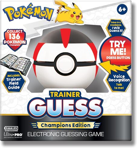 Pokemon Trainer Guess - Kanto Edition Toy, I Will Guess It! Electronic Voice Recognition Guessing Brain Game Pokemon Go Digital Travel Board/ Toys in Saudi Arabia