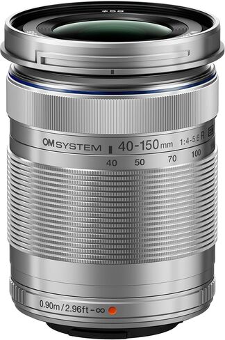 عدسة OM SYSTEM M.Zuiko Digital ED 40-150mm f/4-5.6 R لـ Micro Four Thirds، أسود in Saudi Arabia