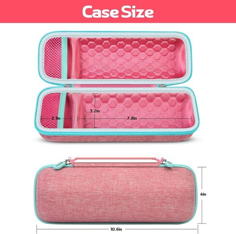 Case Compatible with Ultimate Ears Boom 4 3 Floating Speaker, Travel Carrying Storage Holder for JBL Flip 5 6 7 Bluetooth Speaker, USB Cable and Adapter (Box Only) -Blue in Saudi Arabia