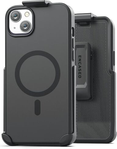 Slimshield المغطاة بحالة مقطع الحزام iPhone 16 مع حافظة الهاتف (متوافقة مع Magsafe) Matte Black (iPhone 16) in Kuwait