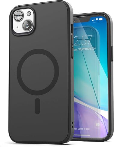 Slimshield المغطاة بحالة مقطع الحزام iPhone 16 مع حافظة الهاتف (متوافقة مع Magsafe) Matte Black (iPhone 16) in Kuwait