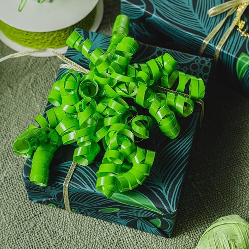 WRAPAHOLIC 12-Count Gold Self-Adhesive Curly Bows Gift Wrap Accessory - Perfect for Christmas, Birthday, Holiday, Party Favors Decorations in Saudi Arabia