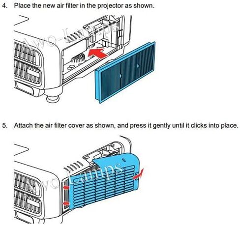 AWO Replacement Projector Air Filter TXFKN01RYNZP Filter for PANASONIC PT-AE7000,PT-AE8000E,PT-AE8000EA,PT-AE8000EH,PT-AE8000U,PT-AH1000E,PT-AH1000U,PT-AR100,PT-LZ370E, PT-LZ370EA,PT-AT6000,PT-AT6000E in Saudi Arabia