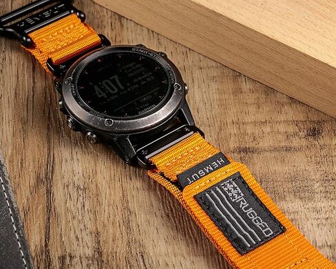 Nylon Sports Watch Band, 26mm Military Strap Compatible with Garmin Instinct 3 50mm/Fenix 8 51mm/7X/7X Pro/6X/6X Pro/5X/5X Plus, Tactix 7 Pro/ Delta, Quatix 6X/5X, Descent MK1/MK2, Instinct 2X, Foretrex 601/701, Enduro /Enduro 2/ Enduro 3, D2 in Kuwait