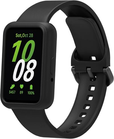 متوافق مع Samsung Galaxy FIT 3 Case Cover & Band ، Band Silicone Sport مع حالات تغطية واقي لـ Samsung Galaxy Fit 3 SM-R390 Tracker in Kuwait