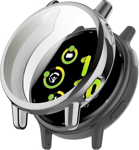 [1 pack] حالة fitturn لحامي Garmin Vivoactive 5screen ، غطاء الحماية الشامل TPU HD Ultra-Thin for Garmin Vivoactive 5 Smartwatch (Silver) in Kuwait