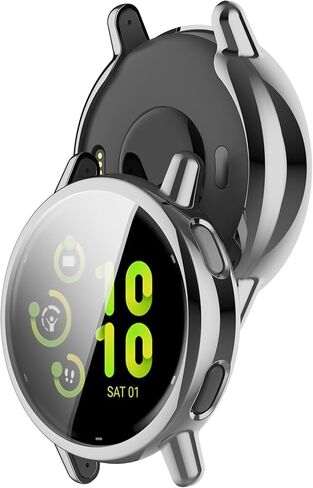 [1 pack] حالة fitturn لحامي Garmin Vivoactive 5screen ، غطاء الحماية الشامل TPU HD Ultra-Thin for Garmin Vivoactive 5 Smartwatch (Silver) in Kuwait