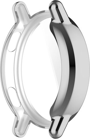 [1 pack] حالة fitturn لحامي Garmin Vivoactive 5screen ، غطاء الحماية الشامل TPU HD Ultra-Thin for Garmin Vivoactive 5 Smartwatch (Silver) in Kuwait