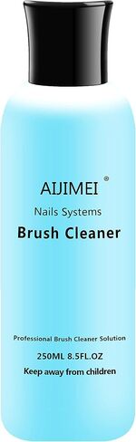AIJIMEI Acrylic Nail Brush Cleaner Acrylic Brush Cleaner Liquid Acrylic Paint Brush Cleaner Nails Artist Acrylic Brush Cleaner 120ml/4 FL.OZ in Saudi Arabia