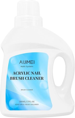 AIJIMEI Acrylic Nail Brush Cleaner Acrylic Brush Cleaner Liquid Acrylic Paint Brush Cleaner Nails Artist Acrylic Brush Cleaner 120ml/4 FL.OZ in Saudi Arabia