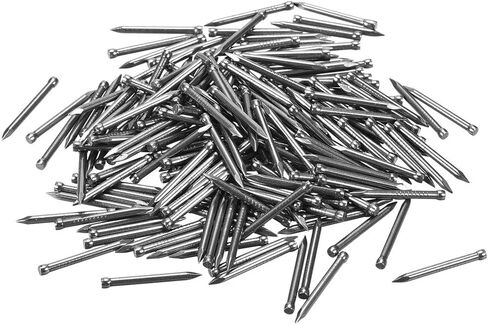 Uxcell التشطيب الأظافر الأجهزة محرك اليد الكربون الصلب مسمار 30mm 1.2 بوصة 300pcs in Kuwait