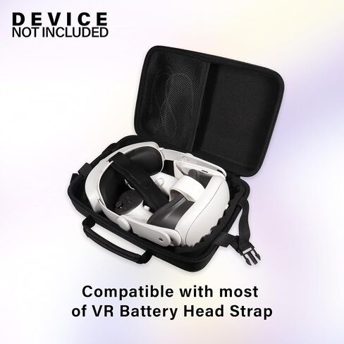 Casesack Case متوافق مع Meta Quest 3S ، 3 ، 2 ، تنظيم حالة سفر لسماعات الرأس VR ووحدة التحكم والملحقات (Purple) in Saudi Arabia