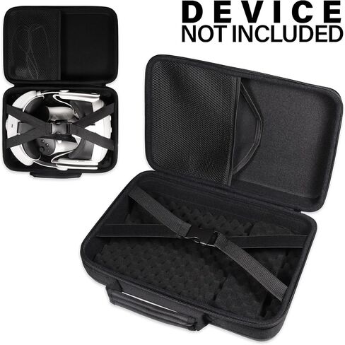 Casesack Case متوافق مع Meta Quest 3S ، 3 ، 2 ، تنظيم حالة سفر لسماعات الرأس VR ووحدة التحكم والملحقات (Purple) in Saudi Arabia