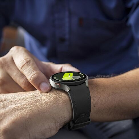 فرقة جلدية متوافقة مع Samsung Galaxy Watch 7 6 5 4 Fe 40mm 44mm نطاقات ، 20 مم No Gap Soft Strap Watch 6 Classic 47mm 47mm 5 Pro 45mm 4 Classic 42mm 46mm للرجال للرجال in Kuwait