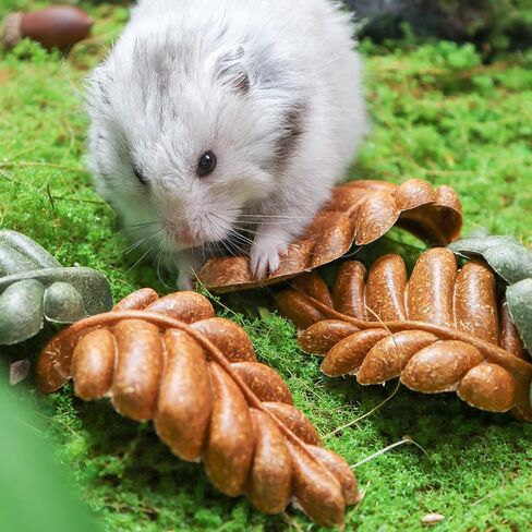 Nibble Strawberries 4Pcs Small Animal Toys, Fruity Chews for Hamster Gerbil Guinea Pig Chinchilla Rat Teeth Grinding Boredom Relief & Mental Stimulation in Saudi Arabia