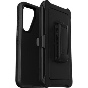 Defender Phone Case Compatible with Samsung Galaxy S25 with Clip,Holster with Kickstand, 7X Tested to Military Standard, Black