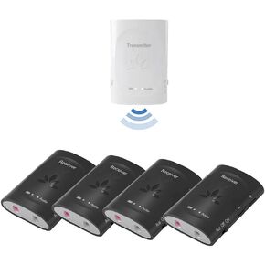 Avantree Audiplex Set with 1 More Add-on Receiver Bundle, Long Range & Low Latency for TV, AV Receivers, Projectors, Broadcast, and Church